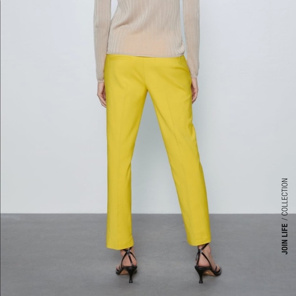 ZARA BNWT Double Faced Chino Pants - Picture 3 of 5